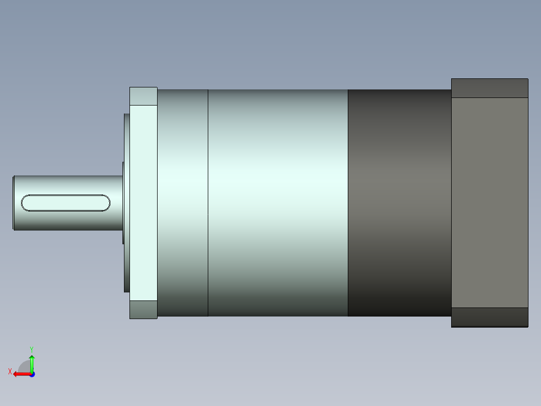 直齿PLF160-L2-LC 42-114.3-200-M12.stp后视图