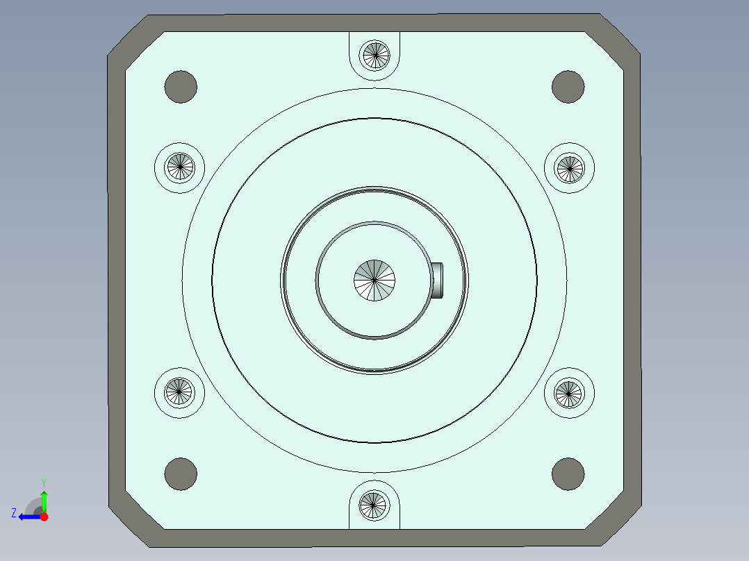 直齿PLF160-L2-LC 42-114.3-200-M12.stp右视图