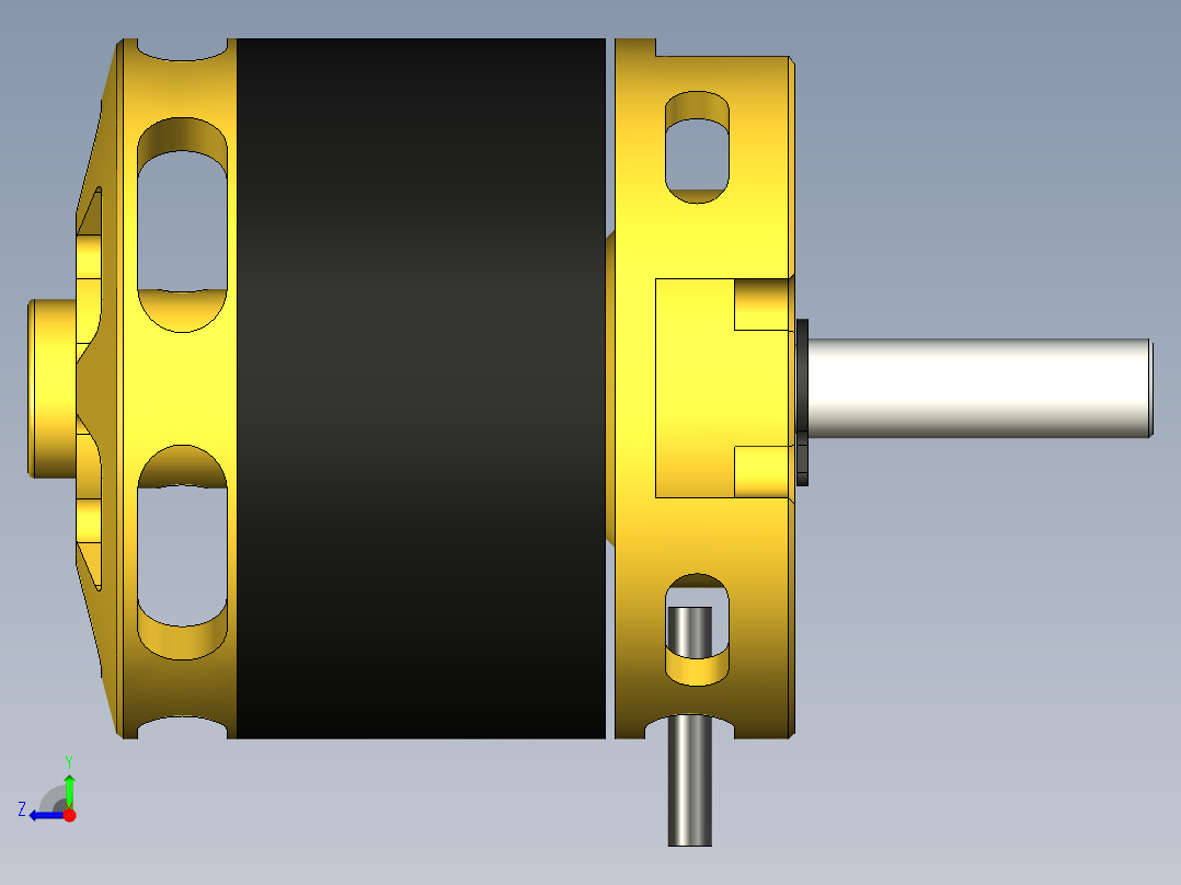 Extron 无刷电机 28xx 系列 2808 2808 2814 2814 2820 2820 2826 2826右视图