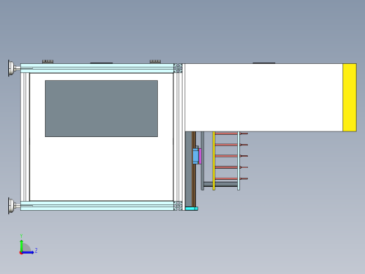 铜管自动注水机左视缩略图
