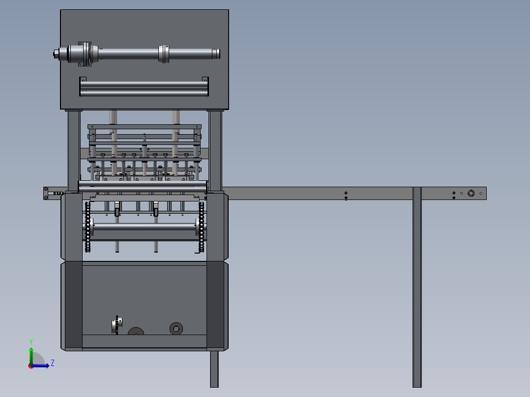 1出3封口机左视图