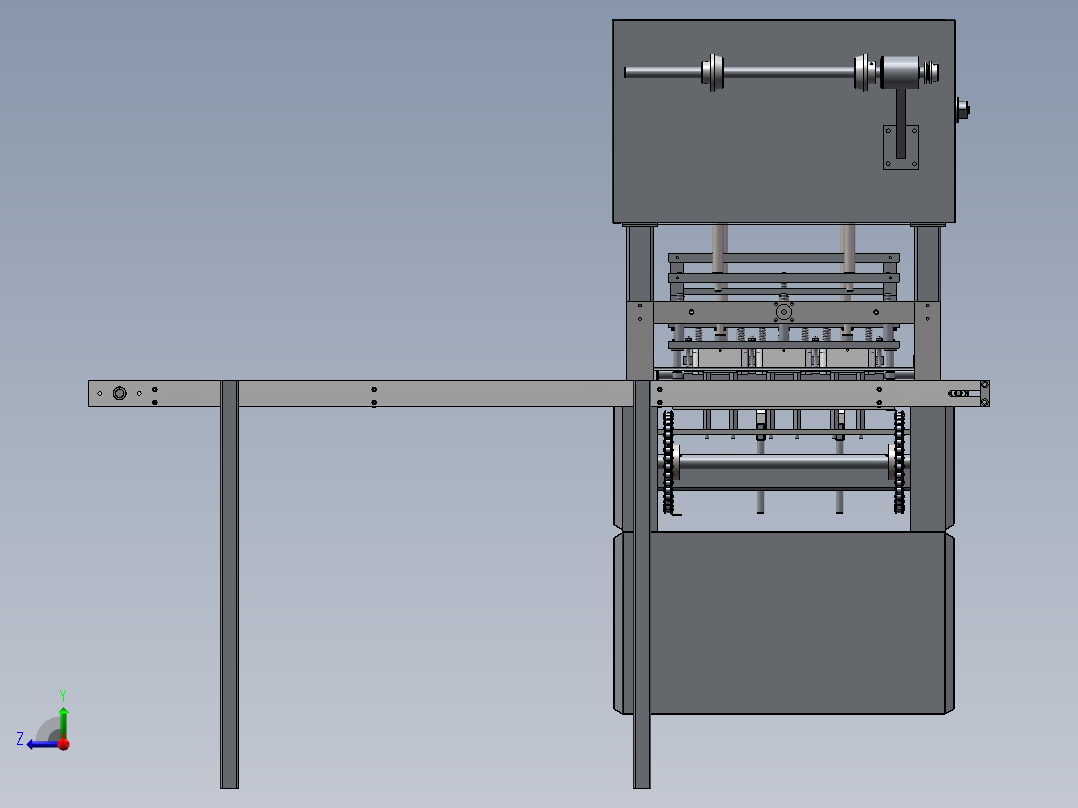 1出3封口机右视图