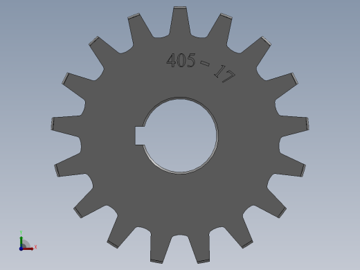 静音链轮---sw前视缩略图