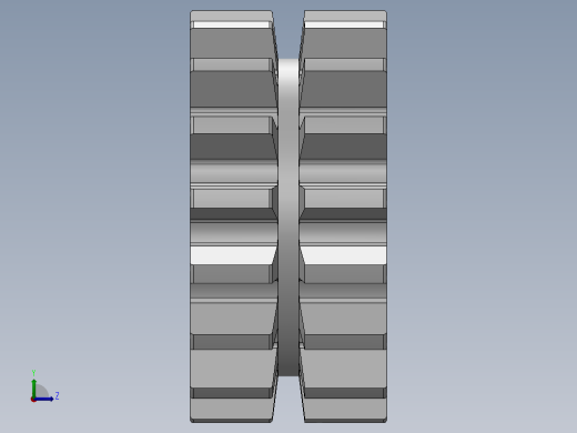 静音链轮---sw左视缩略图