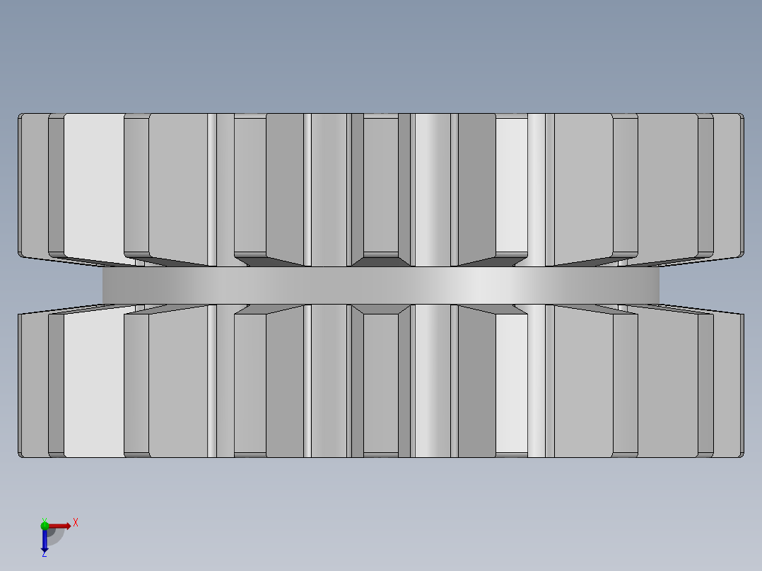 静音链轮---sw俯视图