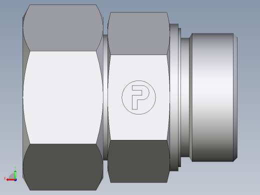 卡套式工业通用硬管接头EO_Swivel_connector_EGE38SMEDCF后视缩略图