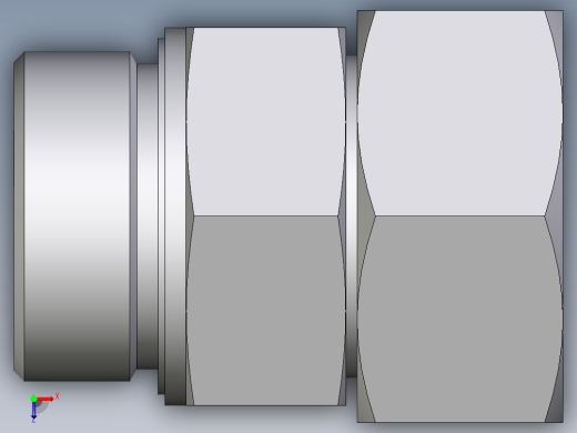 卡套式工业通用硬管接头EO_Swivel_connector_EGE38SMEDCF俯视缩略图