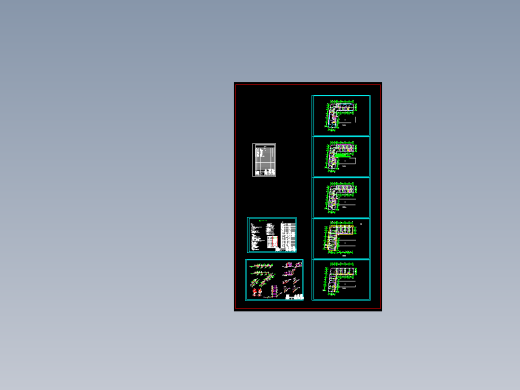 七层办公楼采暖施工图