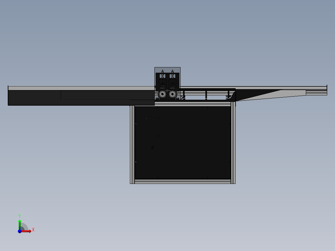 板材分割机sw18可编辑前视图