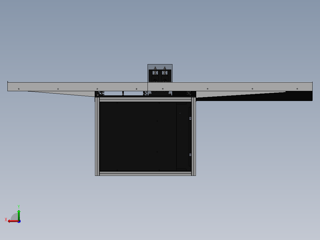 板材分割机sw18可编辑后视图
