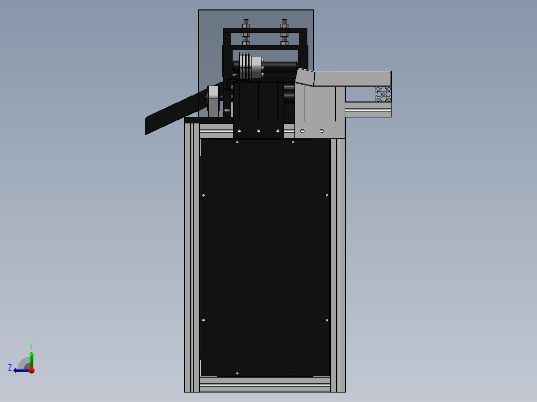 板材分割机sw18可编辑右视图