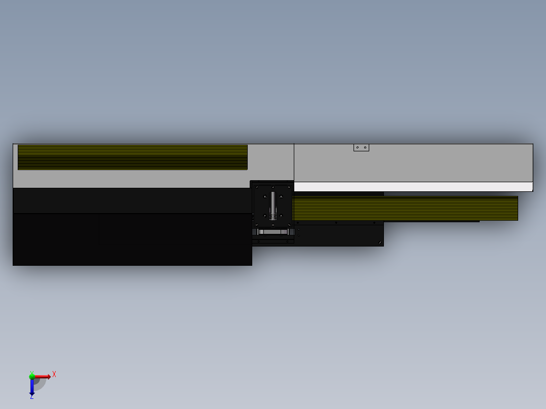 板材分割机sw18可编辑俯视图