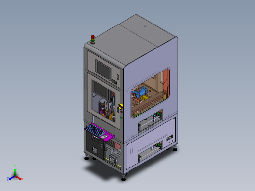 自动锁螺丝机sw20可编辑正等轴测缩略图