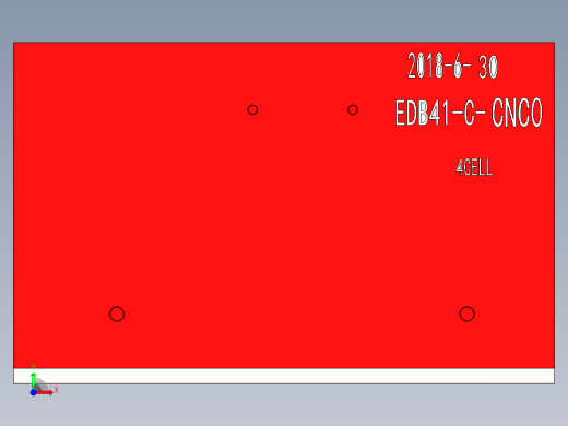 键盘外壳光面UG编程程序模型前视缩略图
