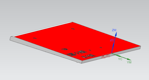 键盘外壳光面UG编程程序模型缩略图