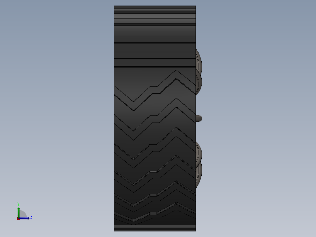 轮胎、车轮、轮毂(12)左视图