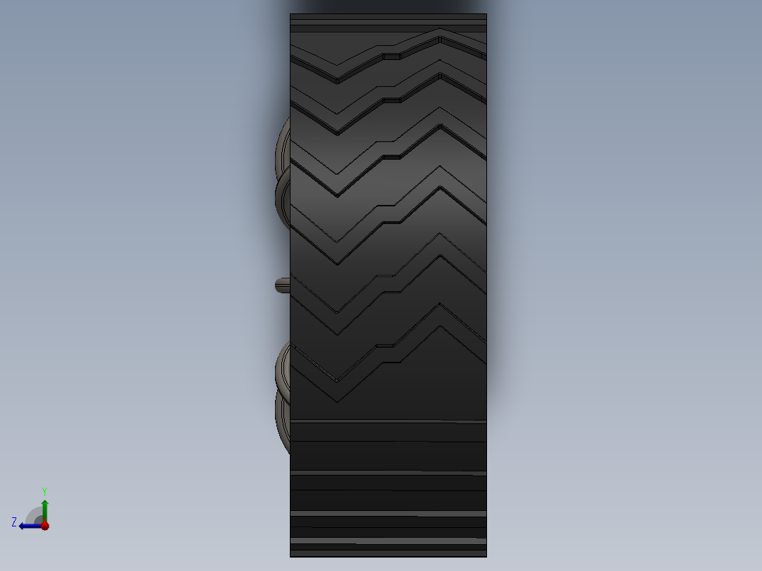 轮胎、车轮、轮毂(12)右视图