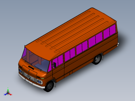 客车、公交车(24)正等轴测缩略图