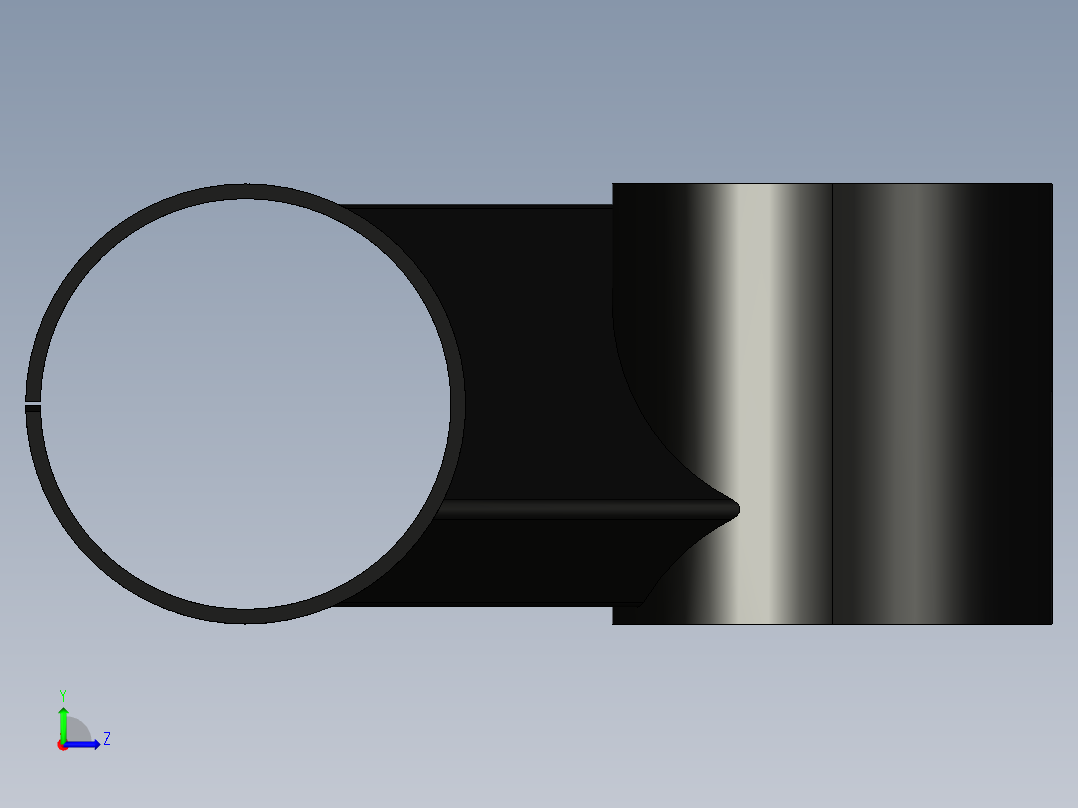 精益管 (41)左视图