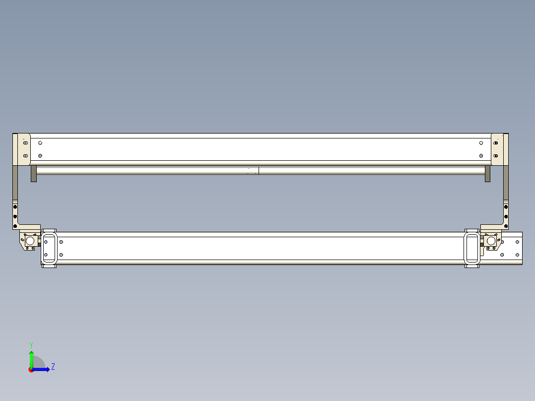B2004590-数控铣床左视图