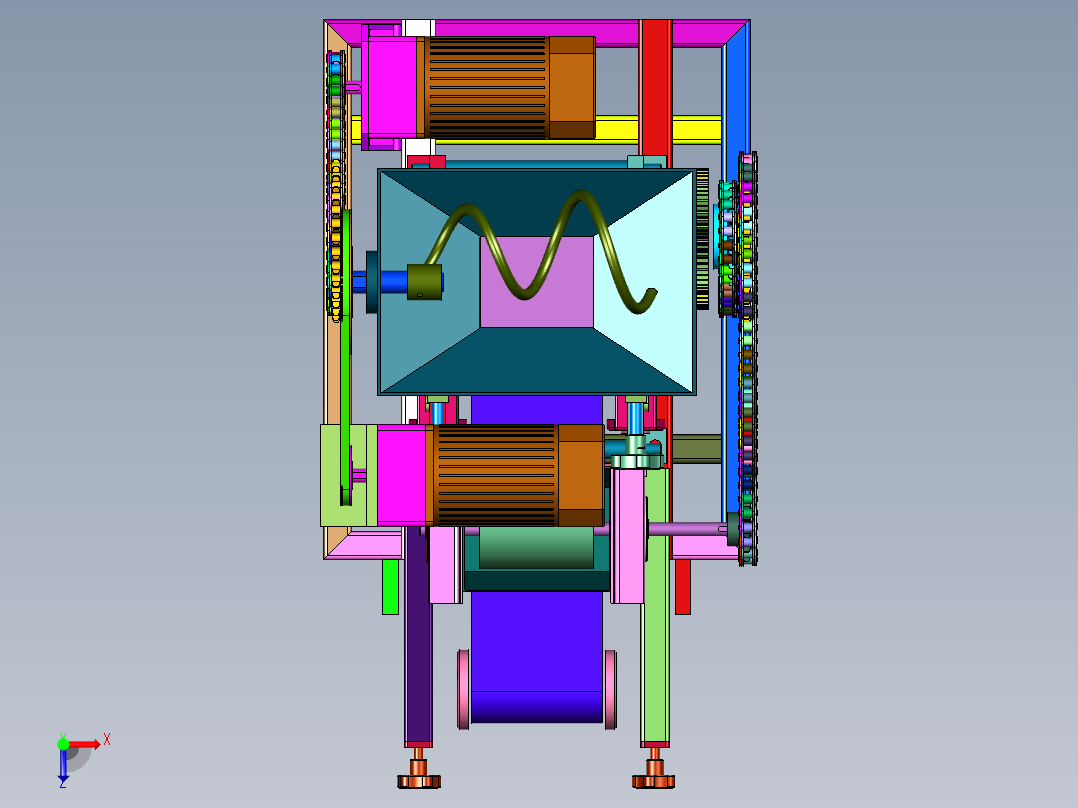 仿手工馄饨电动擀皮机俯视图