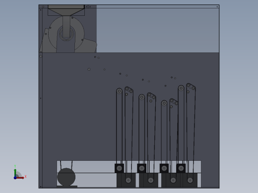 硬币分类包装机3d前视缩略图