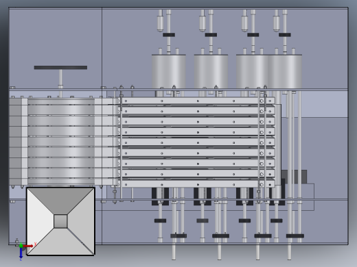 硬币分类包装机3d俯视缩略图