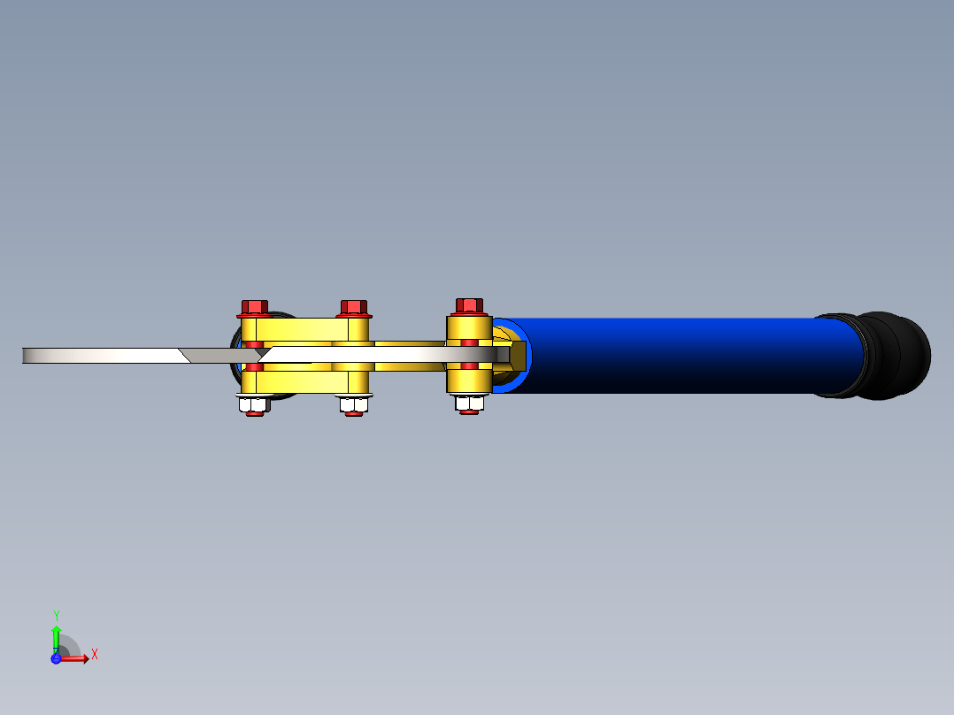 锯钳子剪子前视图
