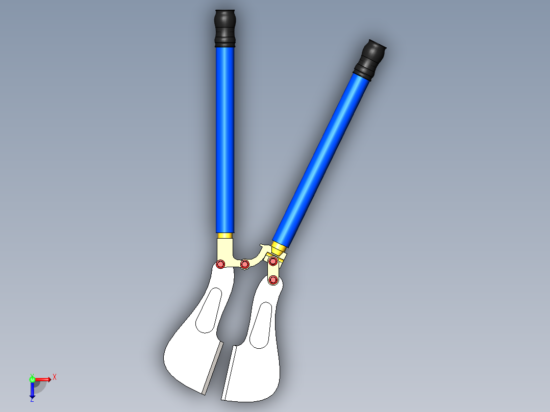 锯钳子剪子俯视图