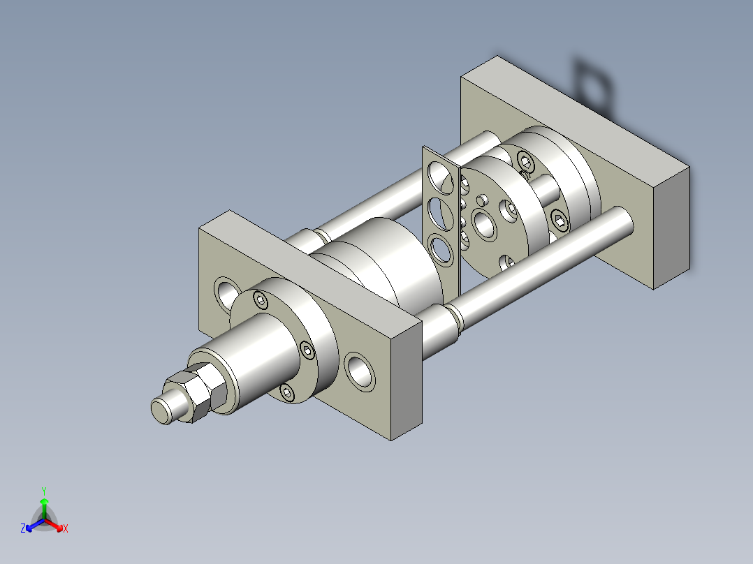 圆形垫片冲孔落料复合模