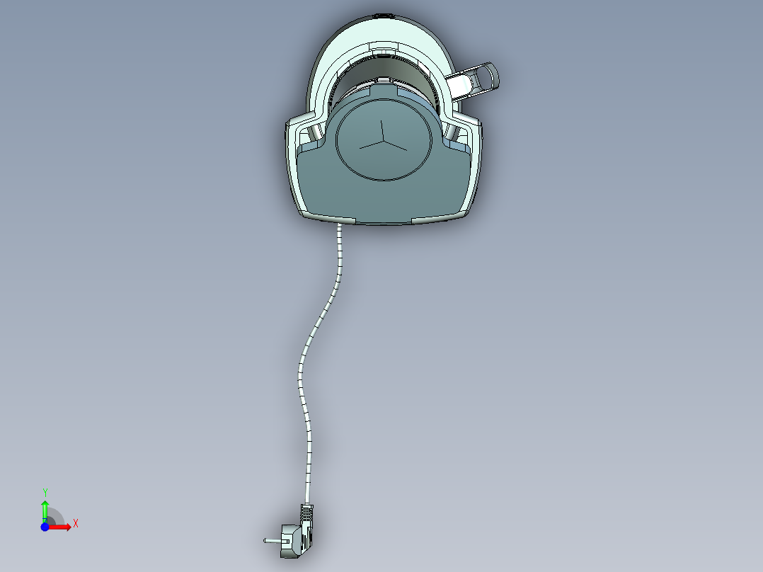 咖啡机模型前视图