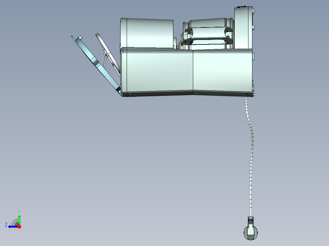 咖啡机模型右视图