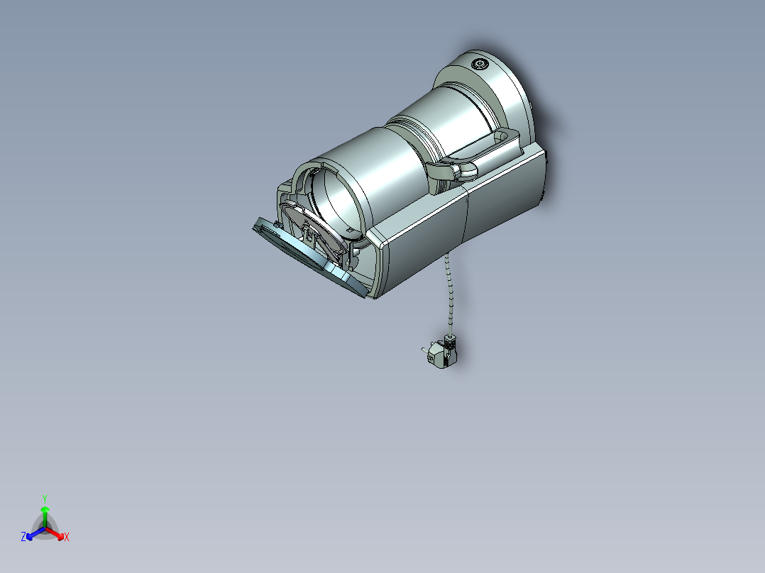 咖啡机模型正等轴测图