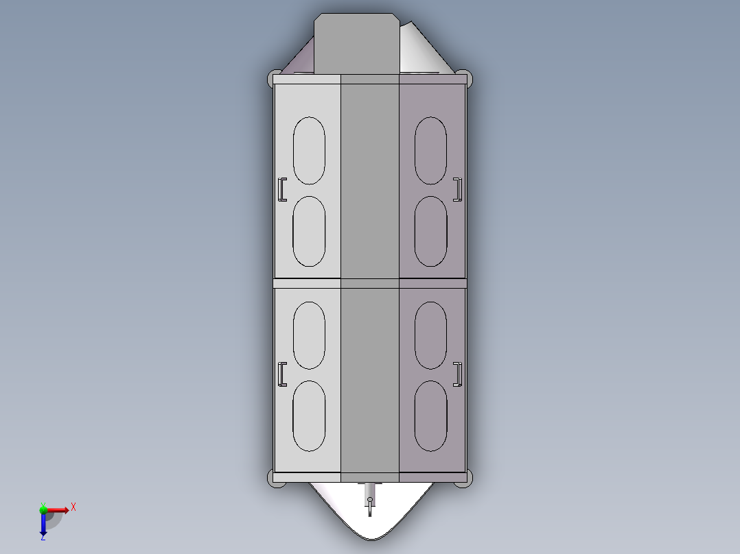 芋头清洗机的设计含SW三维及6张CAD图俯视图
