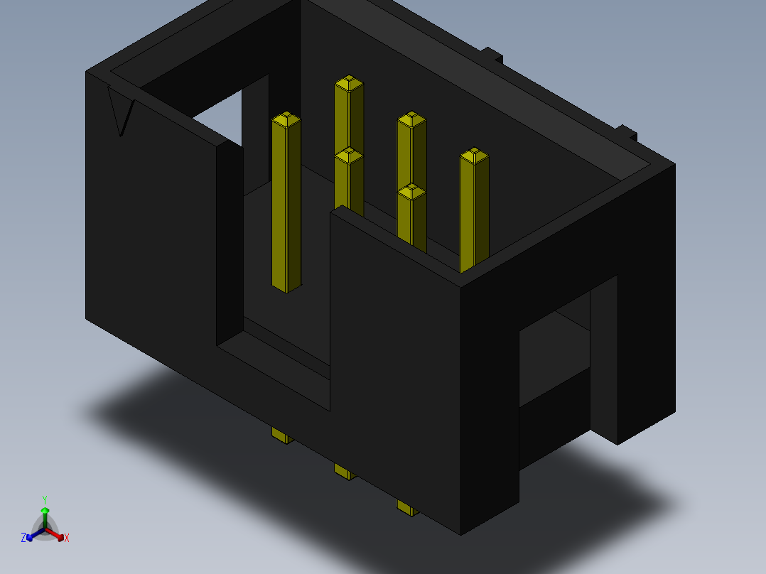 dc ds1013系列连接器可扩展主视图