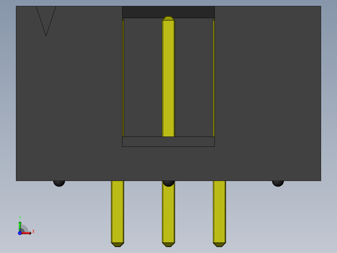 dc ds1013系列连接器可扩展前视图