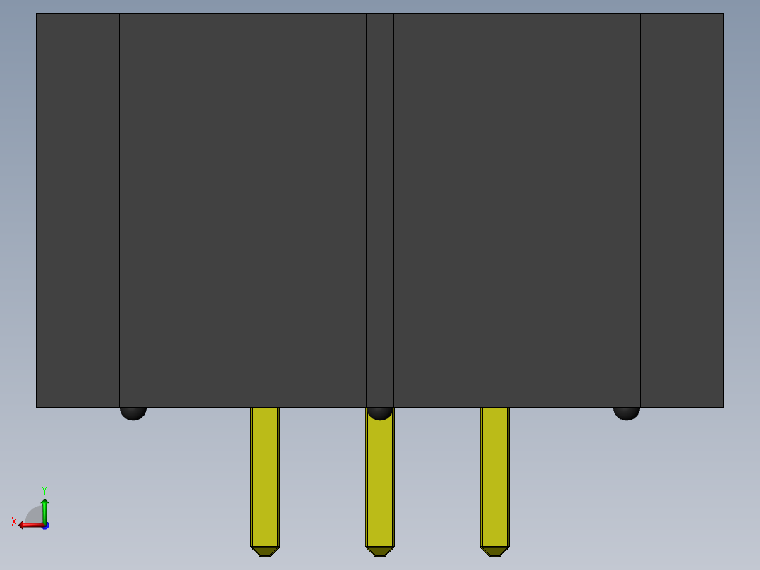 dc ds1013系列连接器可扩展后视图