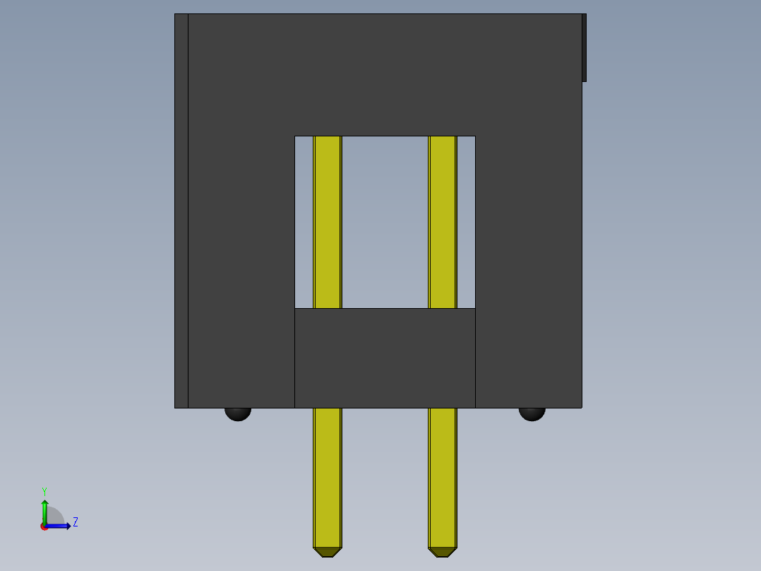 dc ds1013系列连接器可扩展左视图