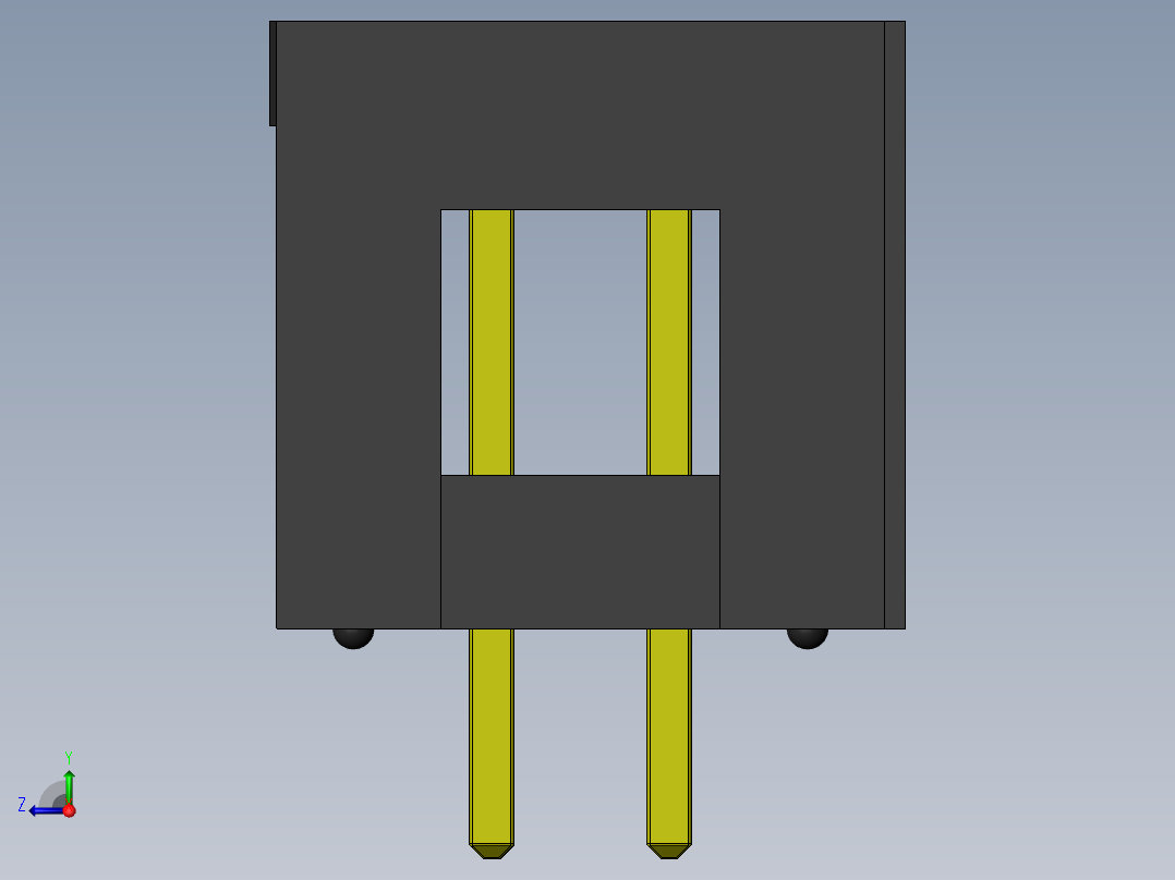 dc ds1013系列连接器可扩展右视图