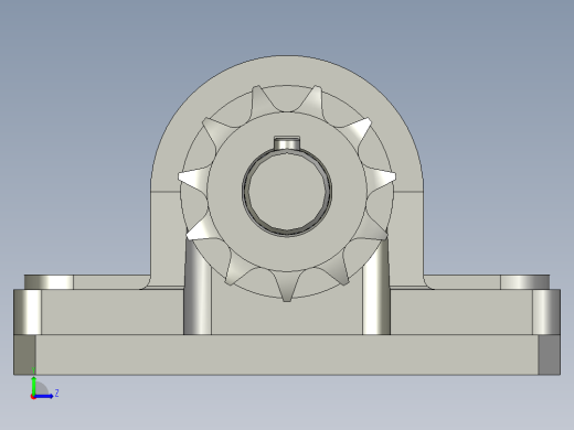 170423A4-同步带轮连接组件左视缩略图