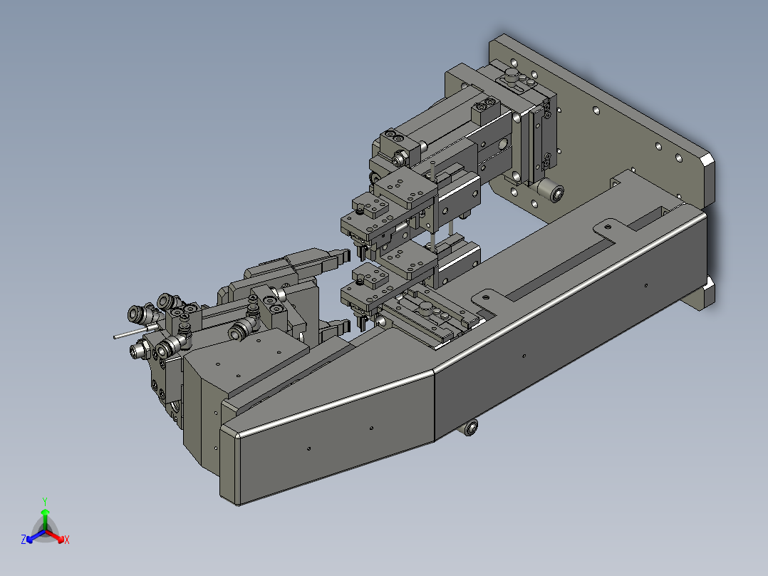 20090102-7100-X1A1Bending折弯1模块正等轴测图