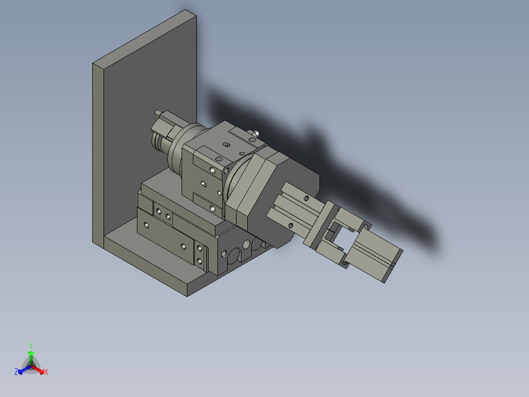 底座翻转传夹子