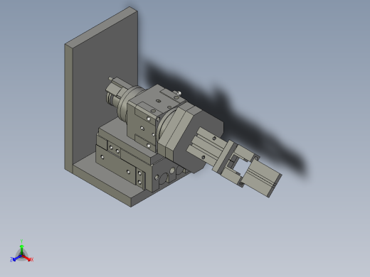 底座翻转传夹子