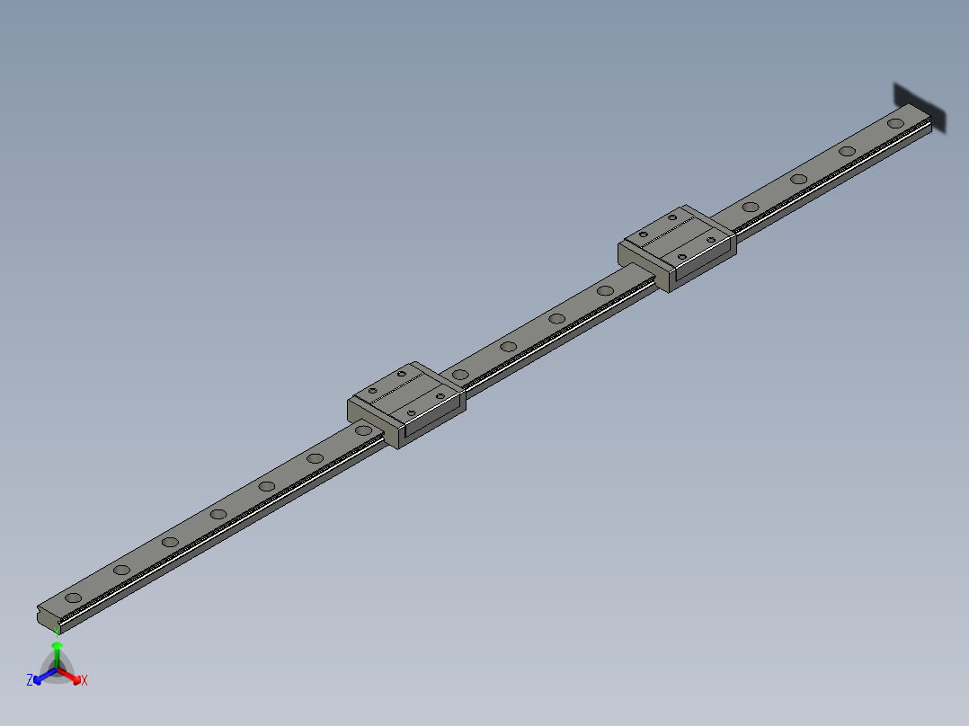 导轨副AC02-H13-0450主视图