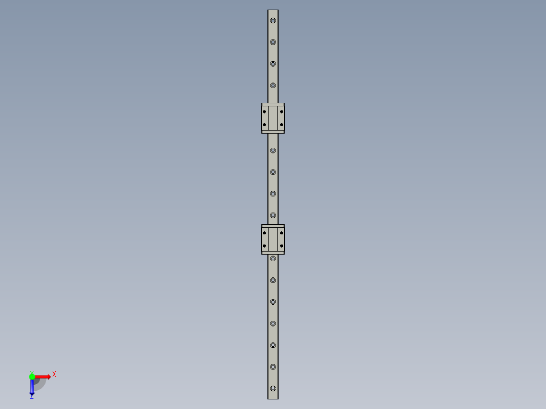 导轨副AC02-H13-0450俯视图