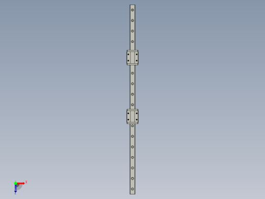 导轨副AC02-H13-0450俯视缩略图
