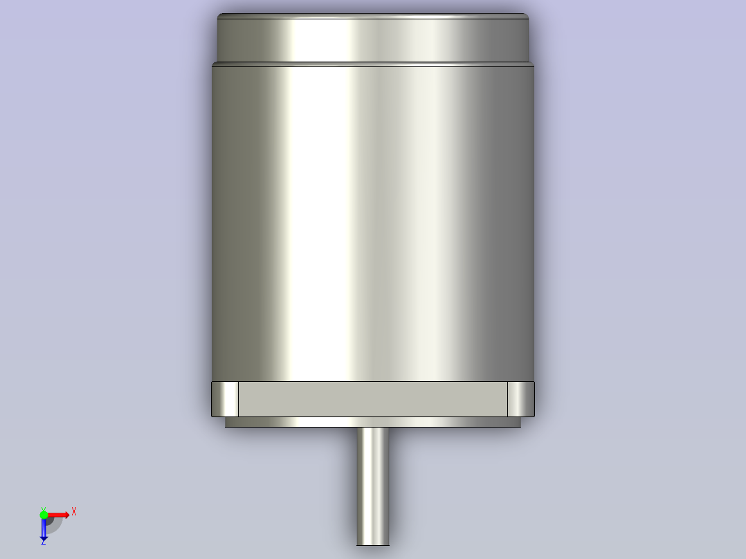 60AC(6W)微型交流圆轴基本型电机60YS06WDV11俯视图