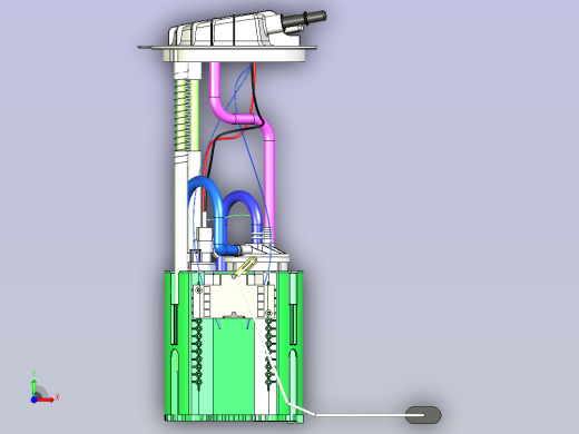 燃油泵结构图前视缩略图