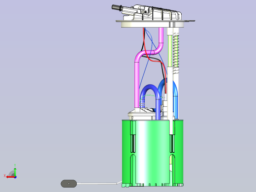 燃油泵结构图后视缩略图
