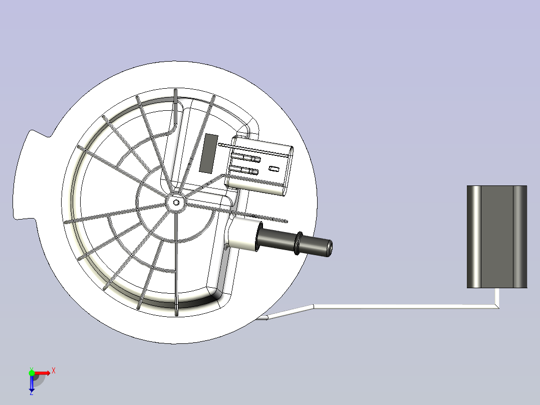 燃油泵结构图俯视图